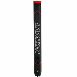 Lamkin Sink Fit Rubber Straight Putter Grip Black Red
