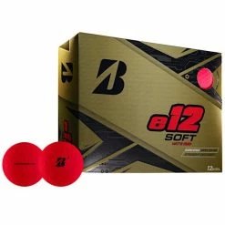 Bridgestone E12 Soft Golf Balls Matte Red