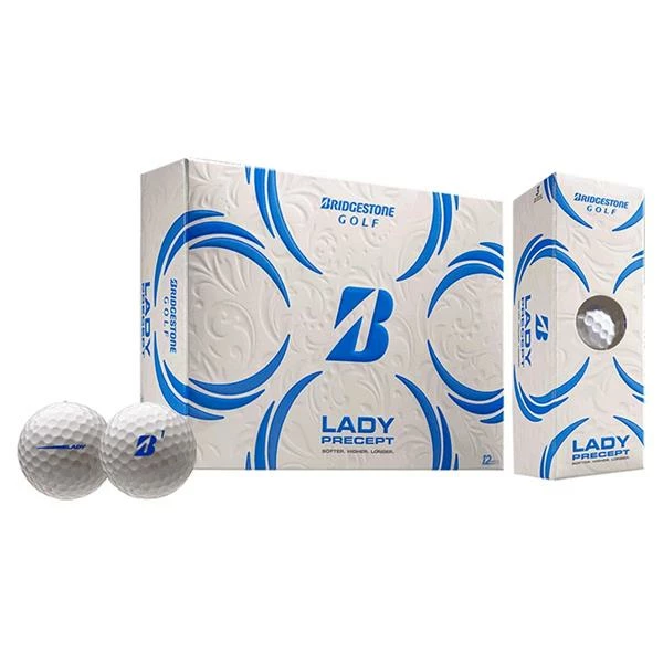 Bridgestone Lady Precept Golf Balls Dozen White - Image 3