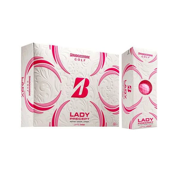 Bridgestone Lady Precept Golf Balls Dozen Pink - Image 4