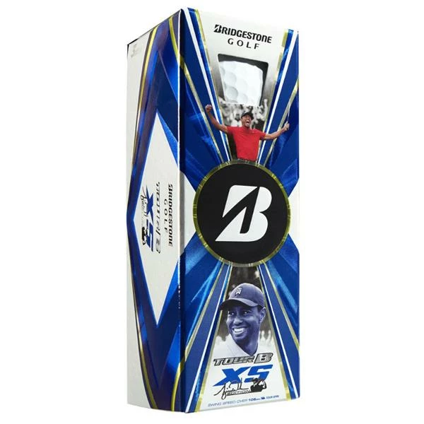 Bridgestone Tour B XS Tiger Golf Balls White - Image 4