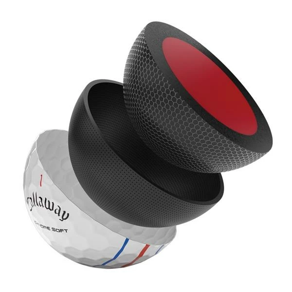 Callaway Chrome Soft Triple Track Balls White - Image 4