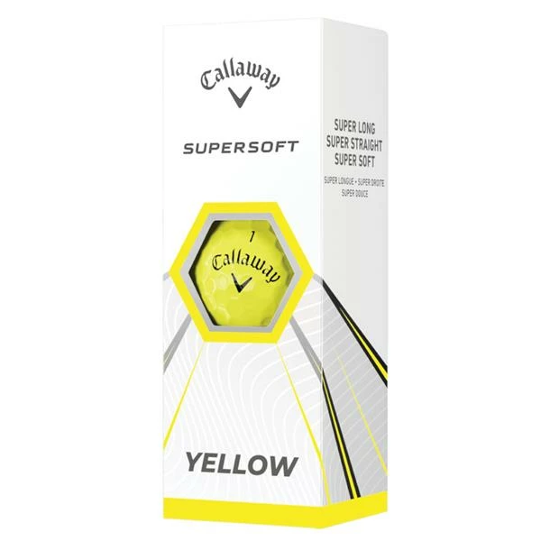 Callaway Supersoft 21 Golf Ball Dozens Yellow - Image 3