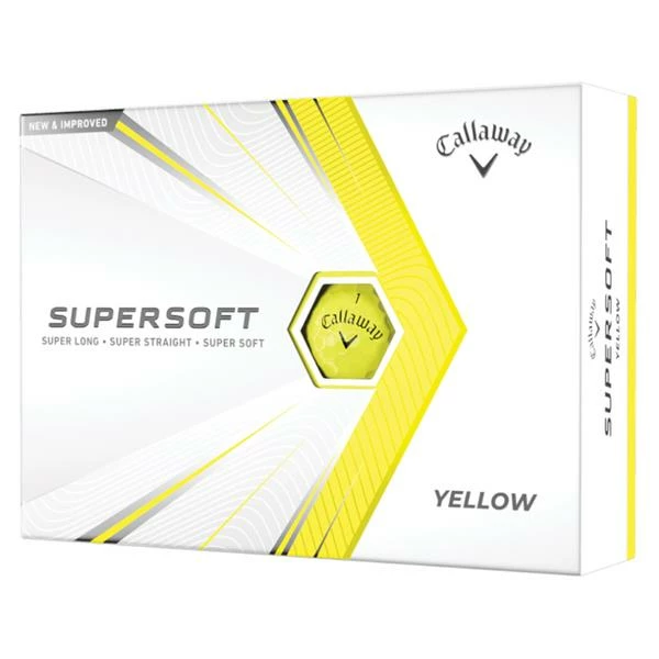 Callaway Supersoft 21 Golf Ball Dozens Yellow