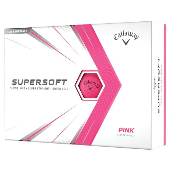 Callaway Supersoft 21 Golf Ball Dozens Pink