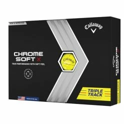 Callaway Chrome Soft X Triple Track Balls Yellow