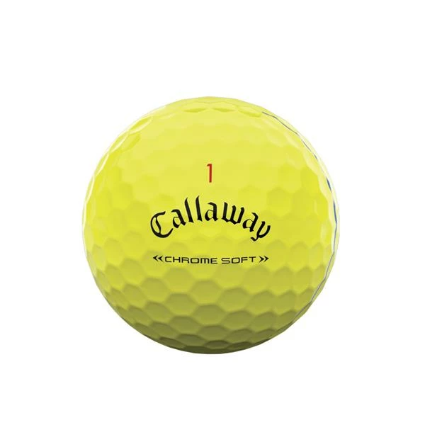 Callaway Chrome Soft Triple Track Balls Yellow - Image 2