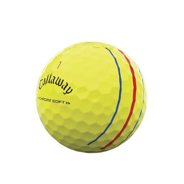 Callaway Chrome Soft Triple Track Balls Yellow - Image 3