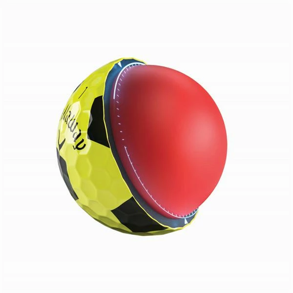 Callaway Chrome Soft Truvis Yellow Balls Black - Image 3