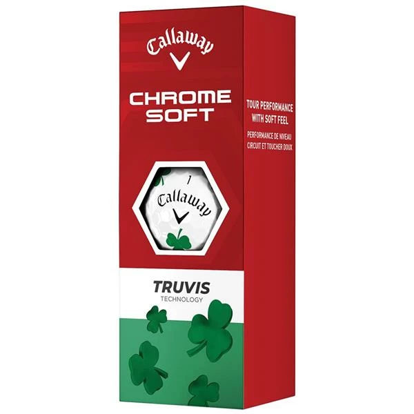 Callaway Chrome Soft Truvis Shamrock Doz Balls White - Image 3