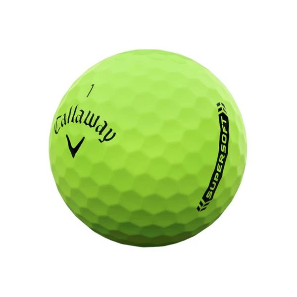 Callaway Supersoft 23 Matte Golf Balls Dozen Green - Image 3