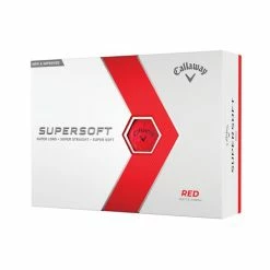 Callaway Supersoft 23 Matte Golf Balls Dozen Red