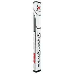 SUPER STROKE Flatso 1.0 Putter Grip White Red Silver