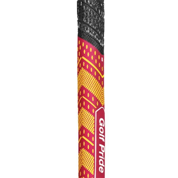 Golf Pride MCC Teams Midsize Grip . Dark Red Yellow - Image 3