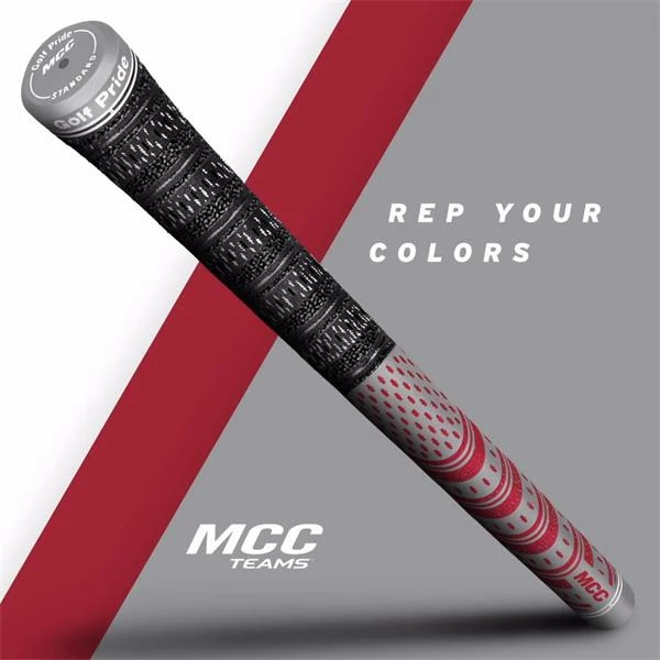Golf Pride MCC Teams Standard Grip . Grey - Red - Image 4