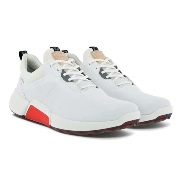 ECCO Gents Biom Hybrid 4 GORE-TEX Waterproof Golf Shoes White - Image 3