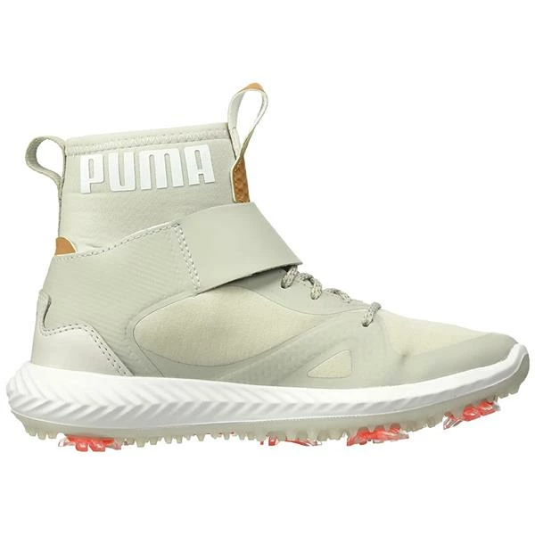 Puma Junior Ignite PwrAdapt Tour Hi-Top Shoes Grey - Silver