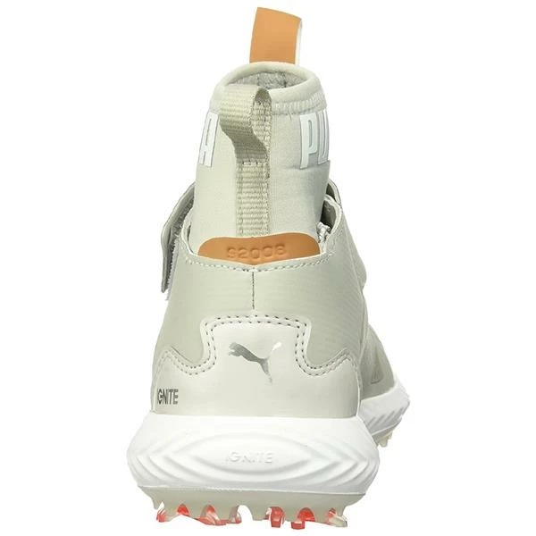Puma Junior Ignite PwrAdapt Tour Hi-Top Shoes Grey - Silver - Image 4