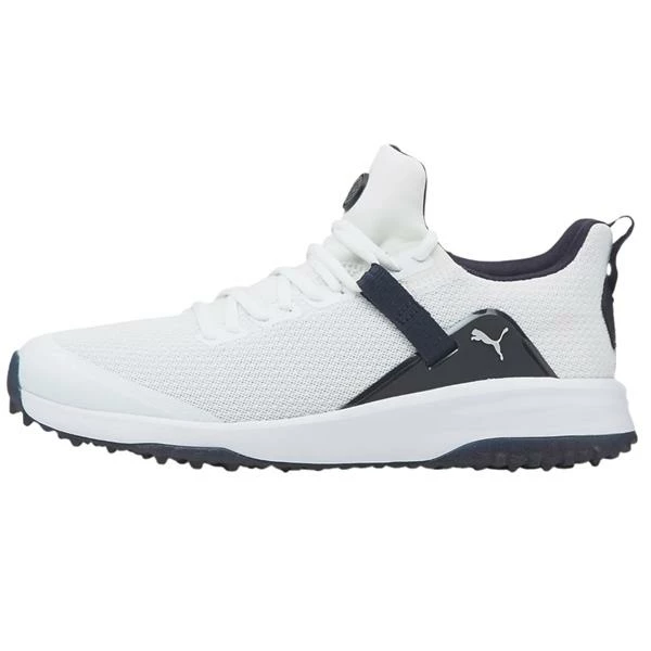 Puma Gents Fusion Evo Golf Shoes White Navy - Image 3