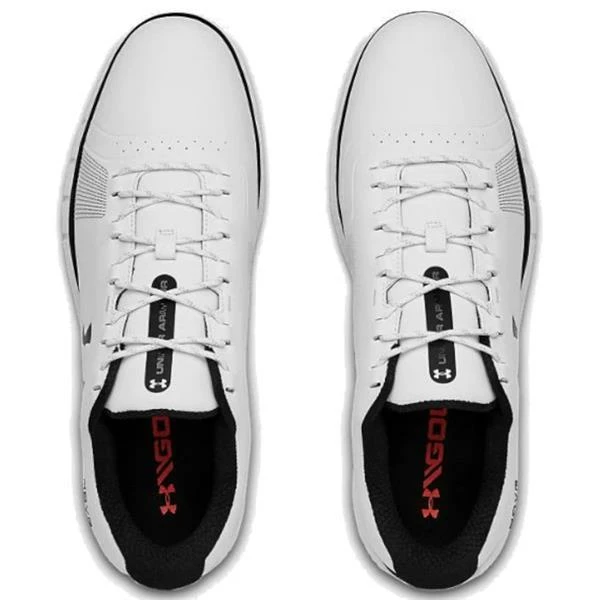 Under Armour Gents HOVR Fade Spikeless Shoes White (100) - Image 4