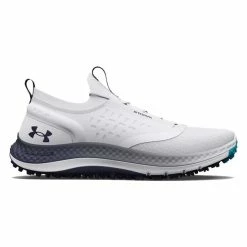 Under Armour Gents Charged Phantom Spikeless Shoes White - Midnight Navy (100)