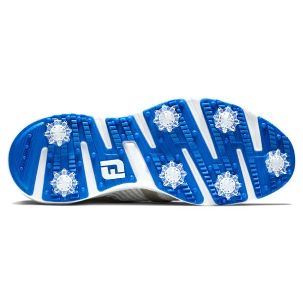 FootJoy Gents Hyperflex Shoes Wide Fit Grey - White - Blue - Image 2