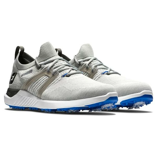 FootJoy Gents Hyperflex Shoes Wide Fit Grey - White - Blue - Image 3