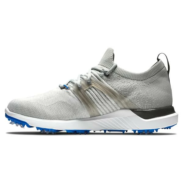 FootJoy Gents Hyperflex Shoes Wide Fit Grey - White - Blue - Image 4
