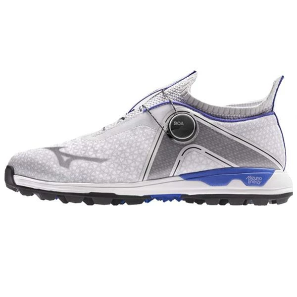 Mizuno Gents Wave Hazard Boa Shoes White Blue