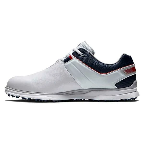 FootJoy Gents Pro SL Shoes White - Navy - Red - Image 3