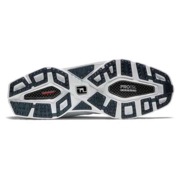 FootJoy Gents Pro SL Carbon BOA Shoes White - Silver - Image 2