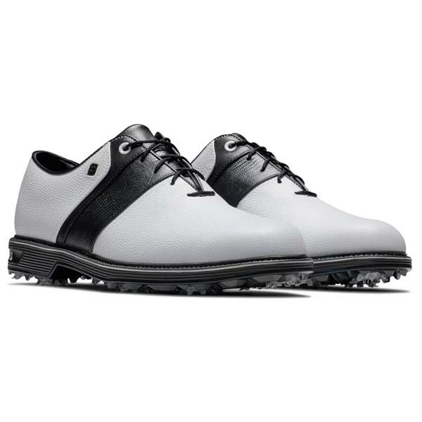 FootJoy Gents Premiere Packard Shoes White - Black - Image 4