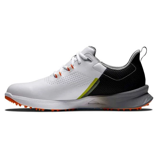 FootJoy Gents FJ Fuel Shoes White Black Orange - Image 3