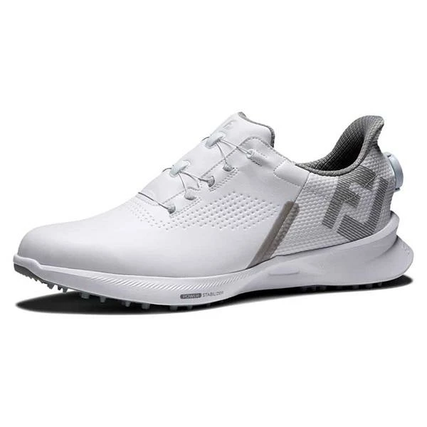 FootJoy Gents FJ Fuel BOA Shoes White Grey - Image 5