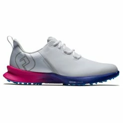FootJoy Gents FJ Fuel Sport Shoes White - Pink - Blue