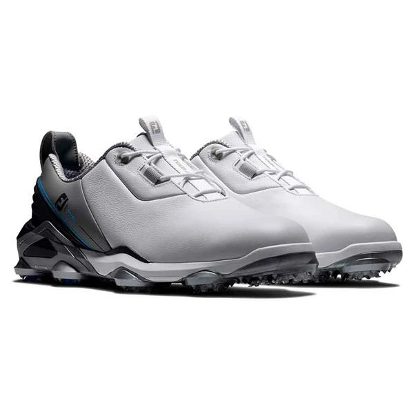 FootJoy Gents Tour Alpha Shoes White Grey Blue - Image 6