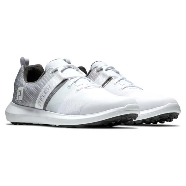 FootJoy Gents Flex Shoes White - Grey - Image 4