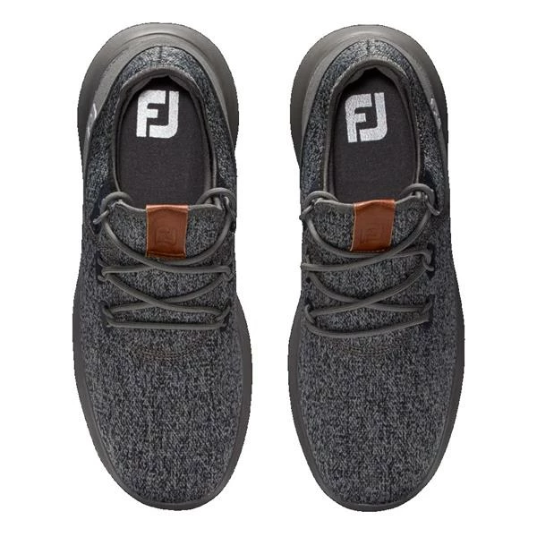 FootJoy Gents Flex Coastal Medium Fit Shoe Black - Charcoal - Image 4