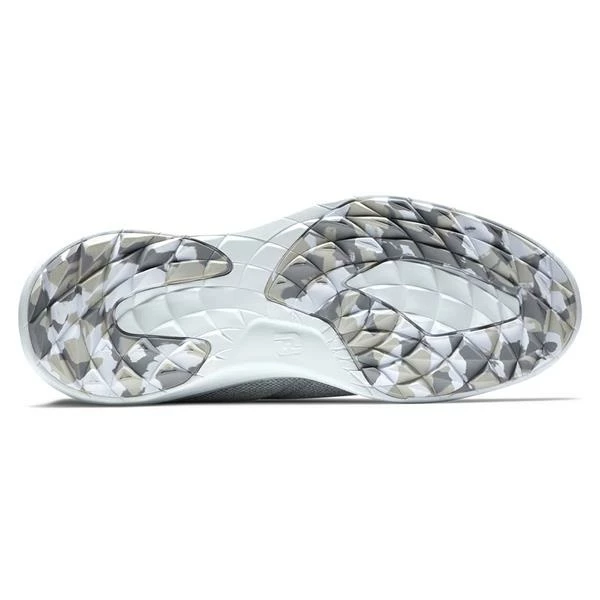 FootJoy Gents Flex Coastal Shoes White - Grey - Image 2