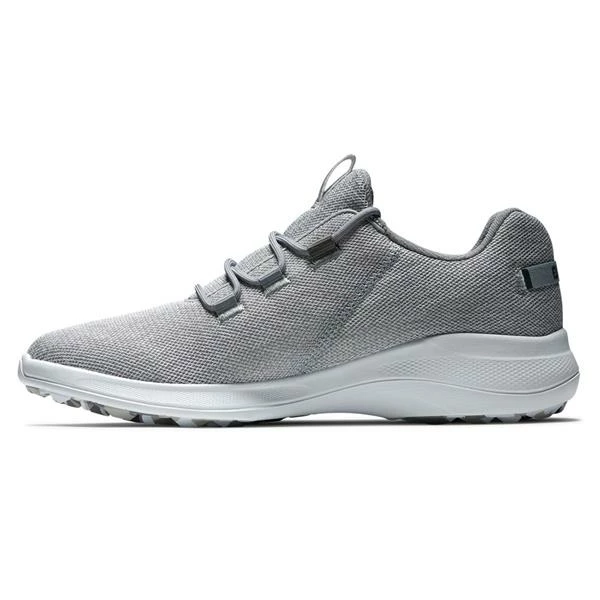 FootJoy Gents Flex Coastal Shoes White - Grey - Image 3