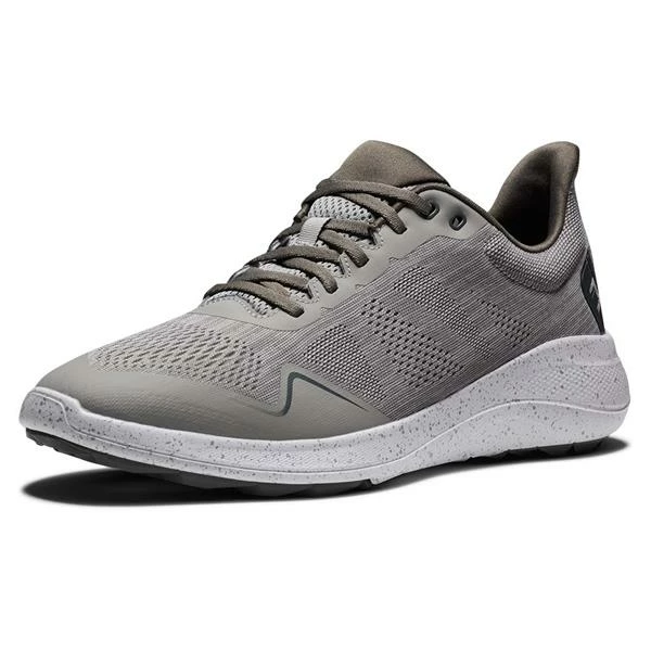 FootJoy Gents FJ Flex Shoes Heather Grey - Charcoal - Image 4