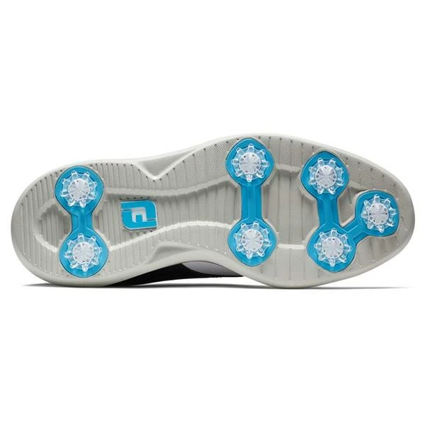 FootJoy Gents FJ Traditions Shoes White - Navy - Image 2