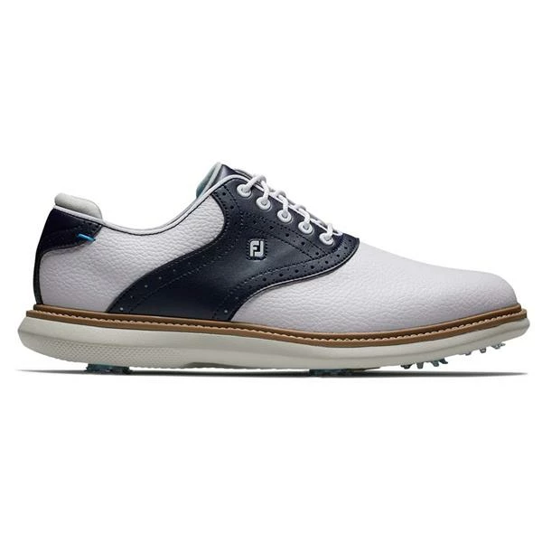 FootJoy Gents FJ Traditions Shoes White - Navy
