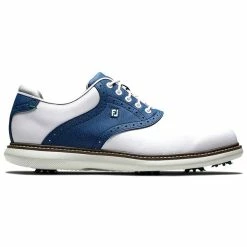 FootJoy Gents FJ Traditions Shoes White - Navy