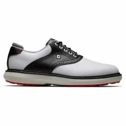 FootJoy Gents FJ Traditions Spikeless Shoes White - Black - Grey