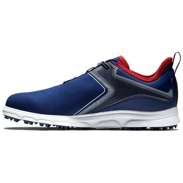 FootJoy Gents SuperLite Shoes Navy - White - Red - Image 3
