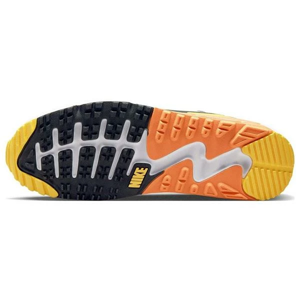 Nike Gents Air Max 90 G Shoes Smoke Grey - Black - Orange (012) - Image 2