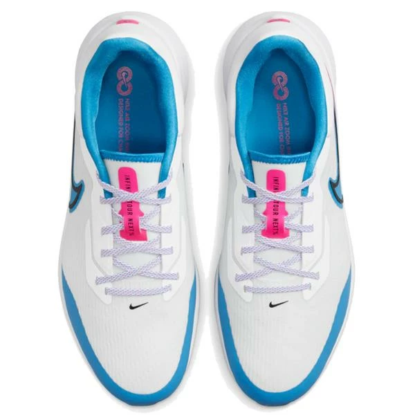 Nike Gents Air Zoom Infinity Tour NEXT% Shoes White - Blue - Pink (104) - Image 4