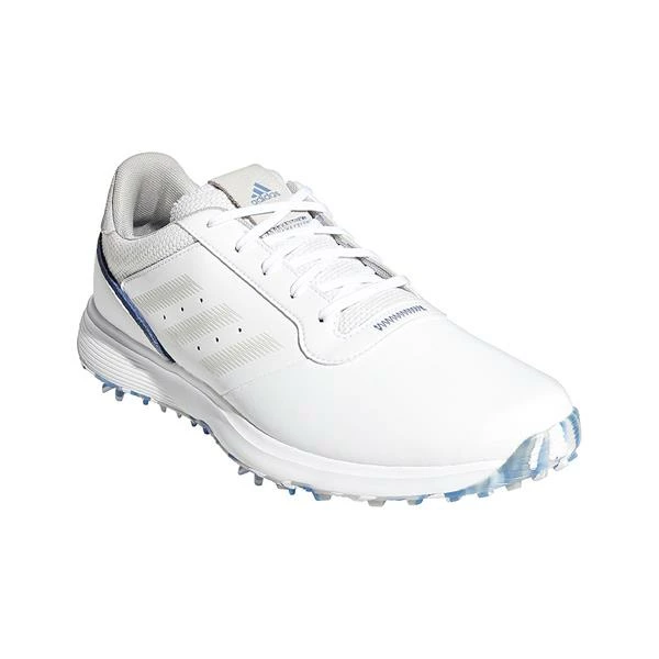 ADIDAS Gents S2G Laced Shoes White - Crew Blue - Image 5