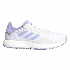 ADIDAS Junior S2G Spikeless Golf Shoes Ftwr White - Purple